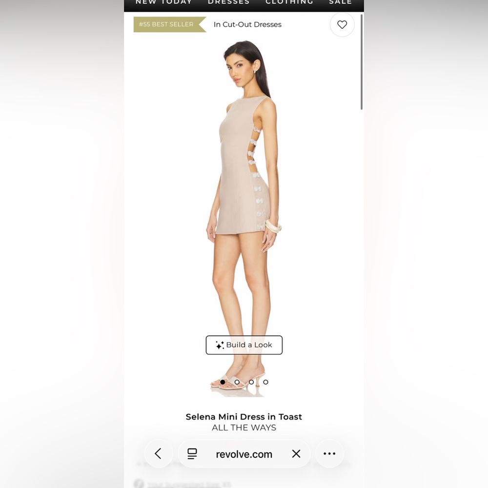 Selena Mini Dress in Toast
ALL THE WAYS